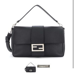 Fendi Selleria Baguette Convertable Belt Bag - Large